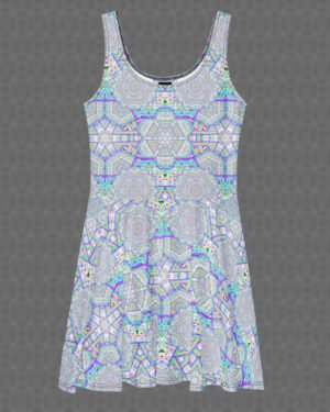 Enon | Psychedelic Visionary Art Skater Dress