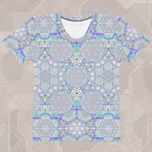 Enon Women's Eco-Conscious Visionary Art T-Shirt