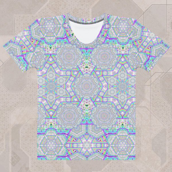 Enon Women's Eco-Conscious Visionary Art T-Shirt