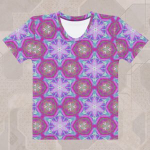 Entheoelectric Women's Eco-Conscious Visionary Art T-Shirt