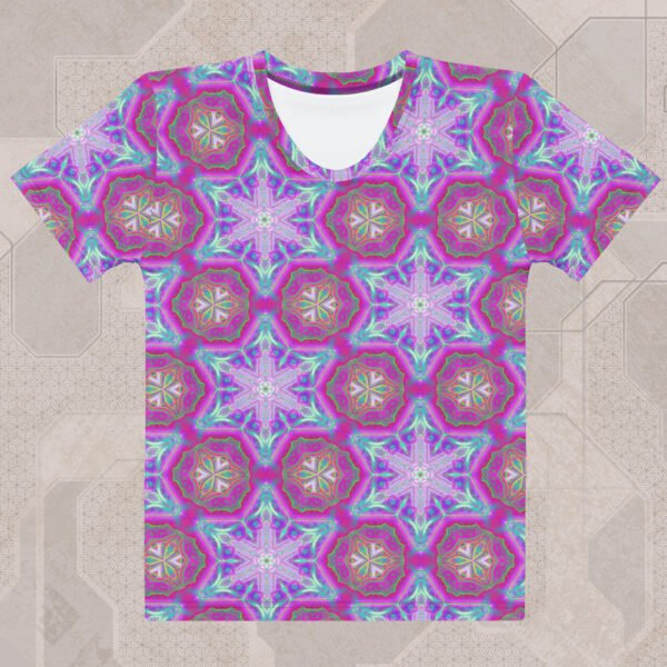 Entheoelectric Women's Eco-Conscious Visionary Art T-Shirt