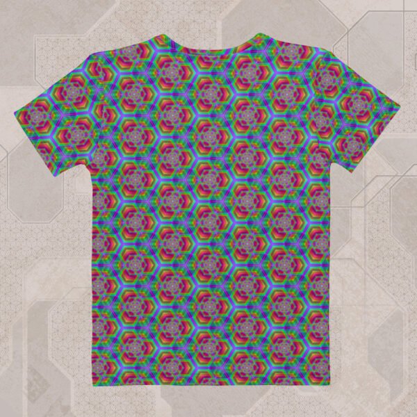 Hexafun Women's Eco-Conscious Visionary Art T-Shirt - Image 2