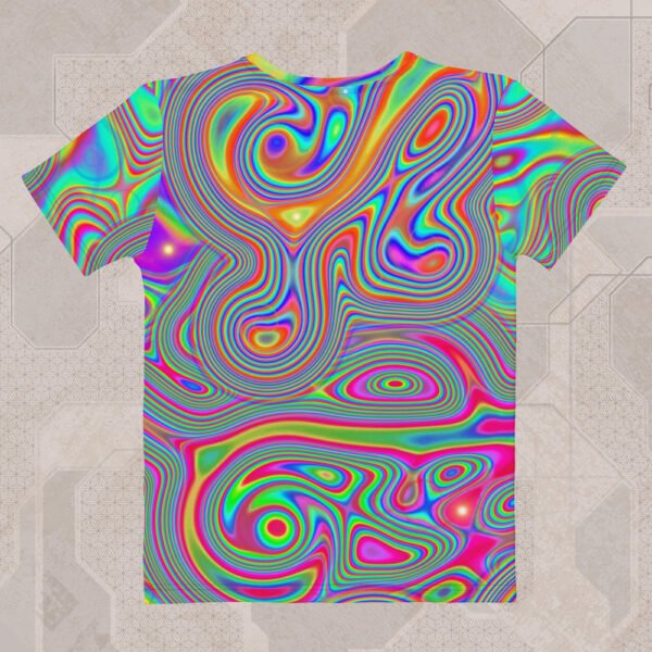Liquisyrgic Women's Eco-Conscious Visionary Art T-Shirt - Image 2
