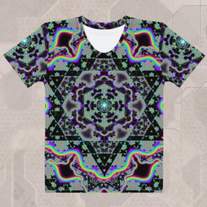 Microgram Women's Eco-Conscious Visionary Art T-Shirt