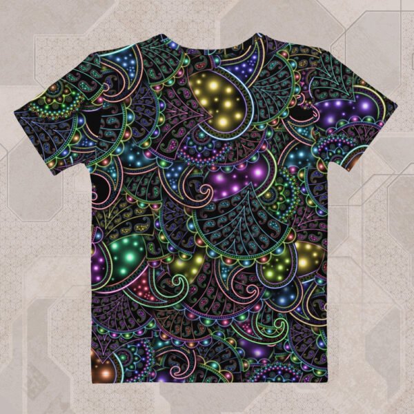 Neopaisley Women's Eco-Conscious Visionary Art T-Shirt - Image 2
