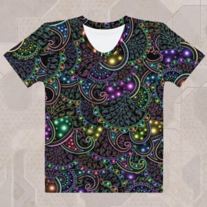 Neopaisley Women's Eco-Conscious Visionary Art T-Shirt