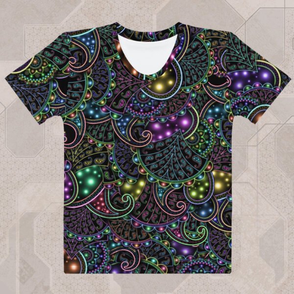 Neopaisley Women's Eco-Conscious Visionary Art T-Shirt