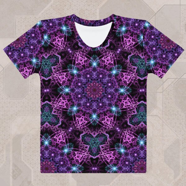 Nucleus Women's Eco-Conscious Visionary Art T-Shirt