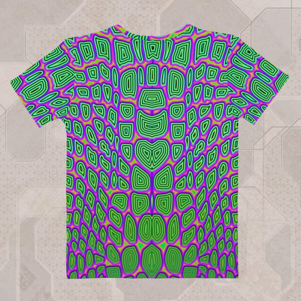 Reptilian Women's Eco-Conscious Visionary Art T-Shirt - Image 2