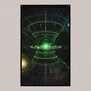 Continuity (Close-Up) UV/RGB Reactive Visionary Art Tapestry