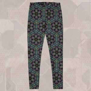 Hypergeometry Eco-Conscious Visionary Art Leggings