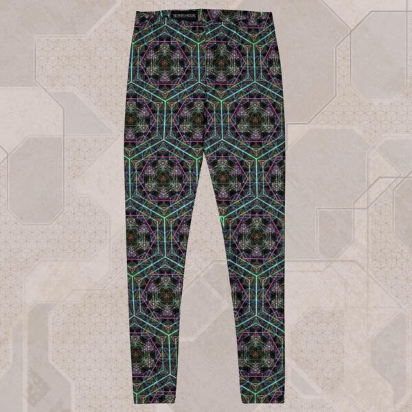 Hypergeometry Eco-Conscious Visionary Art Leggings