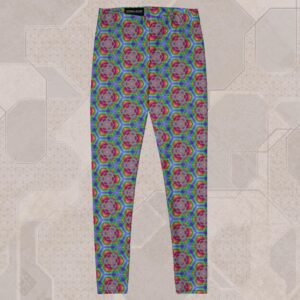 Hexafun Eco-Conscious Visionary Art Leggings