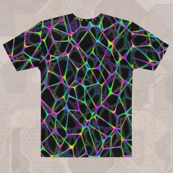 Psynet Men's Eco-Conscious Visionary Art T-Shirt - Image 2