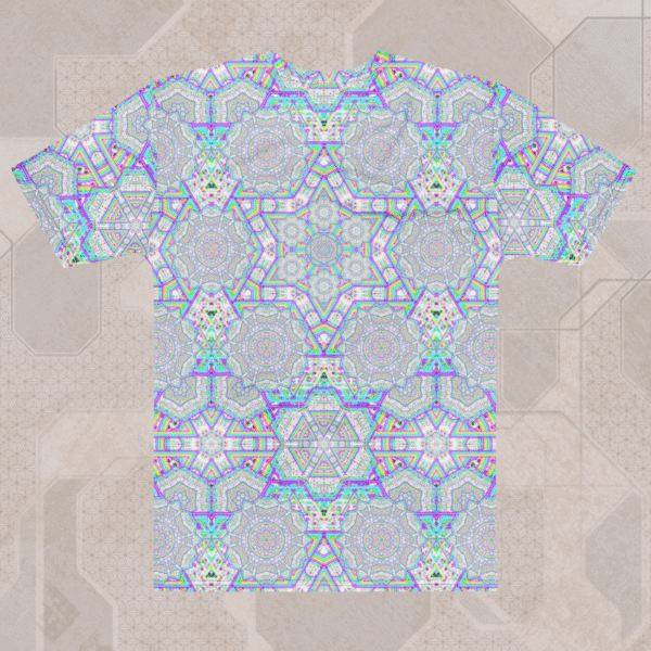 Enon Men's Eco-Conscious Visionary Art T-Shirt - Image 2