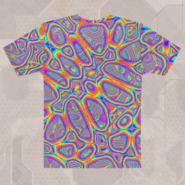 Metamorphosis Men's Eco-Conscious Visionary Art T-Shirt - Image 2