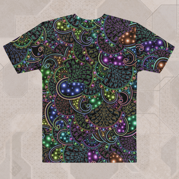 Neopaisley Men's Eco-Conscious Visionary Art T-Shirt - Image 2