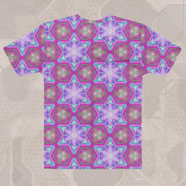 Entheoelectric Men's Eco-Conscious Visionary Art T-Shirt - Image 2