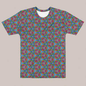 Hexafun Men's Eco-Conscious Visionary Art T-Shirt