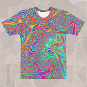 Liquisyrgic Men's Eco-Conscious Visionary Art T-Shirt