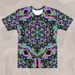 Microgram Men's Eco-Conscious Visionary Art T-Shirt
