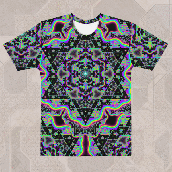 Microgram Men's Eco-Conscious Visionary Art T-Shirt