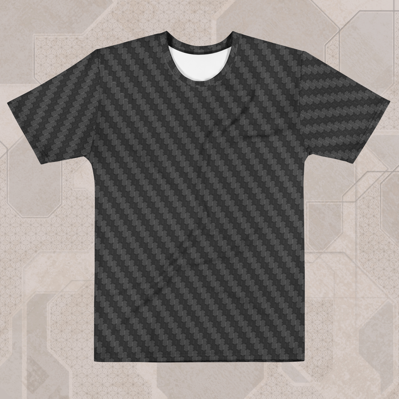 Carbon Men's Eco-Conscious Visionary Art T-Shirt