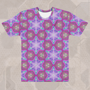 Entheoelectric Men's Eco-Conscious Visionary Art T-Shirt