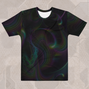 Vapor (Dark) Men's Eco-Conscious Visionary Art T-Shirt