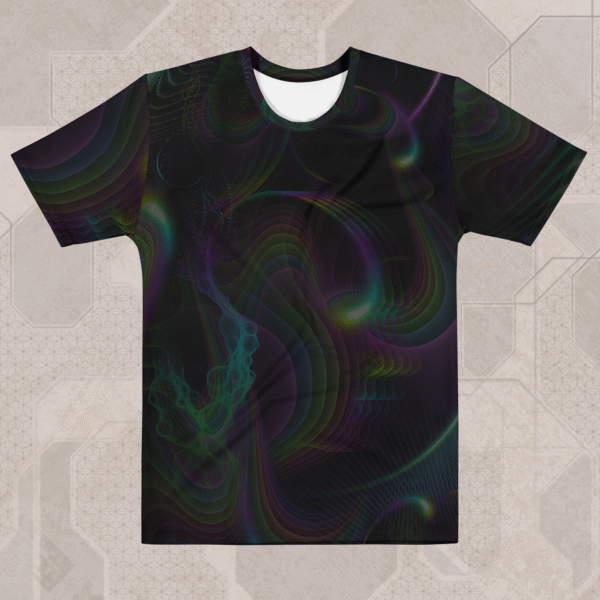 Vapor (Dark) Men's Eco-Conscious Visionary Art T-Shirt