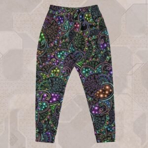 Neopaisley Eco-Conscious Visionary Art Joggers