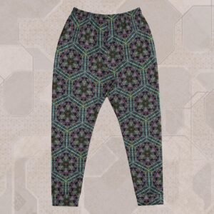 Hypergeometry Eco-Conscious Visionary Art Joggers