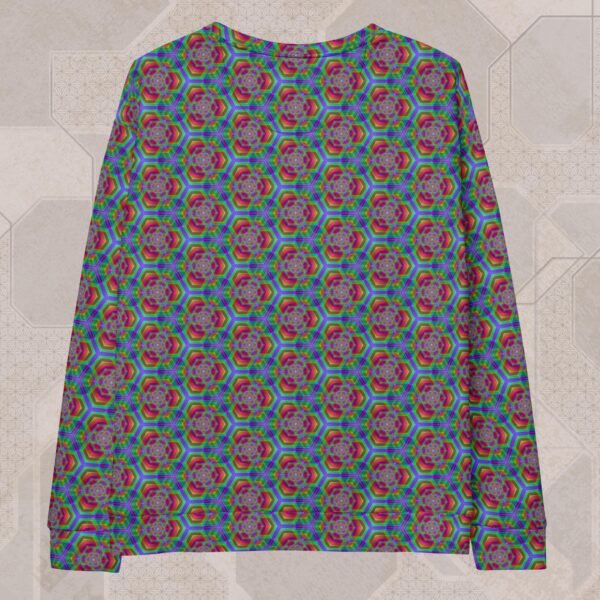 Hexafun Eco-Conscious Visionary Art Sweater - Image 2