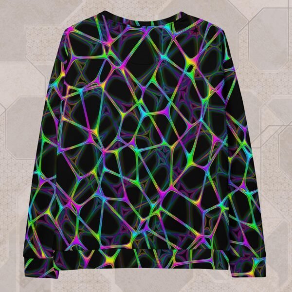 Psynet Eco-Conscious Visionary Art Sweater - Image 2