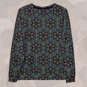Hypergeometry Eco-Conscious Visionary Art Sweater