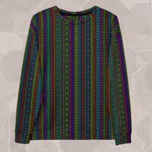 Modelo Eco-Conscious Visionary Art Sweater