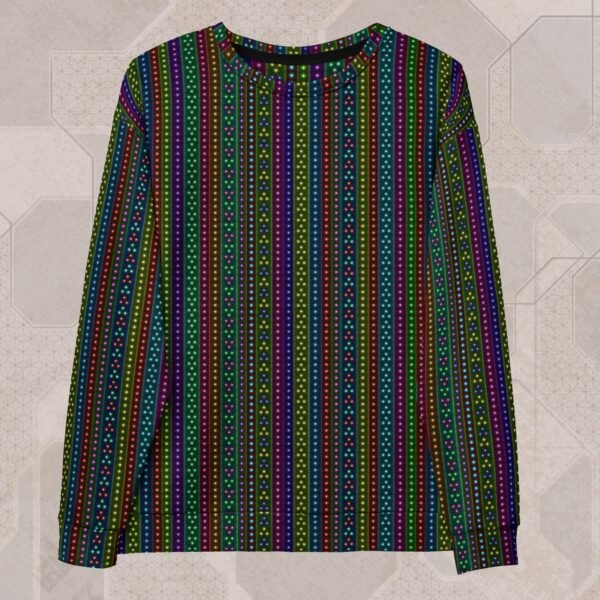 Modelo Eco-Conscious Visionary Art Sweater