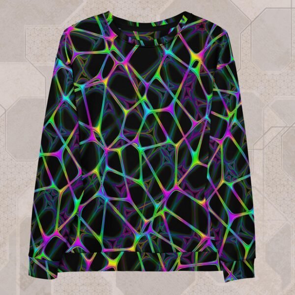 Psynet Eco-Conscious Visionary Art Sweater