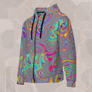 Liquisyrgic Visionary Art Zip Hoodie