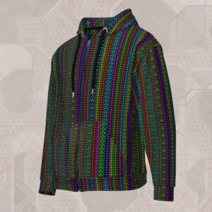 Modelo Visionary Art Zip Hoodie