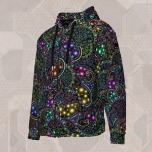 Neopaisley Visionary Art Zip Hoodie
