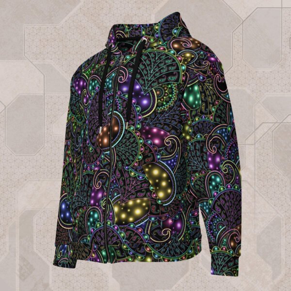 Neopaisley Visionary Art Zip Hoodie