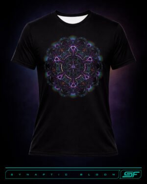 Synaptic Bloom | Psychedelic Visionary Art Men's Graphic T-Shirt