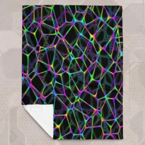 Psynet Eco-Conscious Visionary Art Plush Blanket