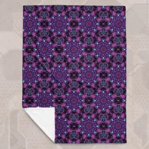 Nucelus Eco-Conscious Visionary Art Plush Blanket