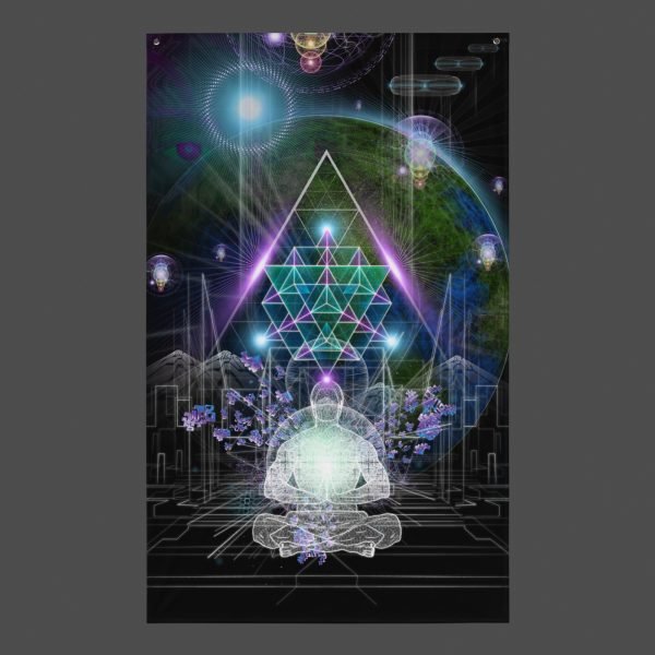 ⚡Only 25 Made! Arcturus (Close-Up) UV/RGB Reactive Visionary Art Tapestry