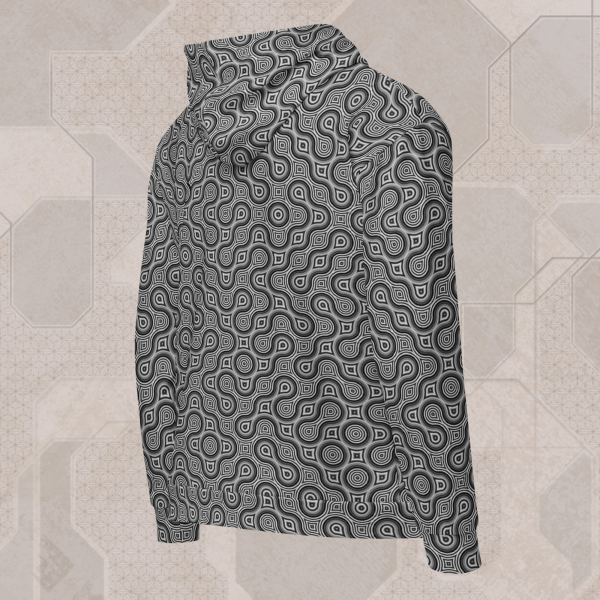 Thumbprint Visionary Art Zip Hoodie - Image 2