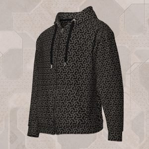 Ancestral Trisekle Visionary Art Zip Hoodie