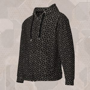 Ancestral Safavid Visionary Art Zip Hoodie