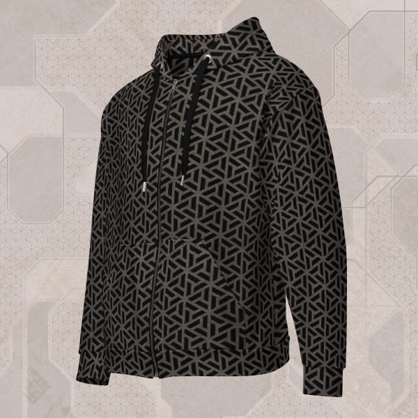 Ancestral Safavid Visionary Art Zip Hoodie